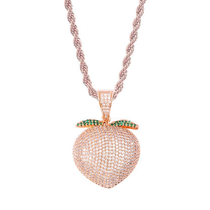 Peach Emoji Necklace