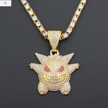 Hiphop Pokemon Genie anime Pokemon Necklace