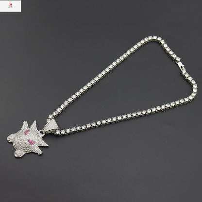 Hiphop Pokemon Genie anime Pokemon Necklace