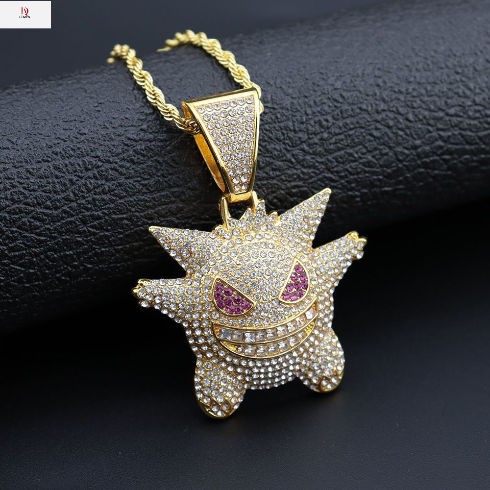 Hiphop Pokemon Genie anime Pokemon Necklace