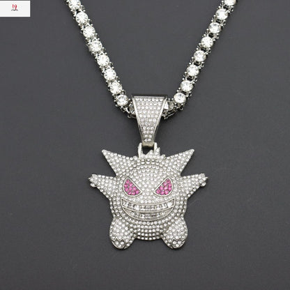 Hiphop Pokemon Genie anime Pokemon Necklace