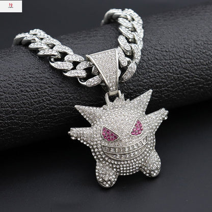 Hiphop Pokemon Genie anime Pokemon Necklace