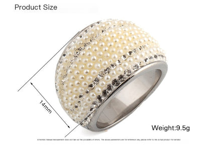 14mm Personalized Sparkling Diamond Ring