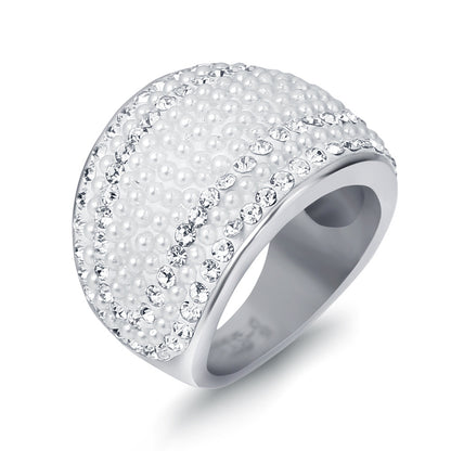 14mm Personalized Sparkling Diamond Ring