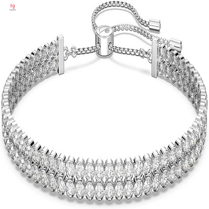 Subtle Bracelet Jewelry Collection, Clear Crystals