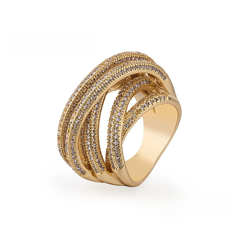 Gold Pointed Coil Ring