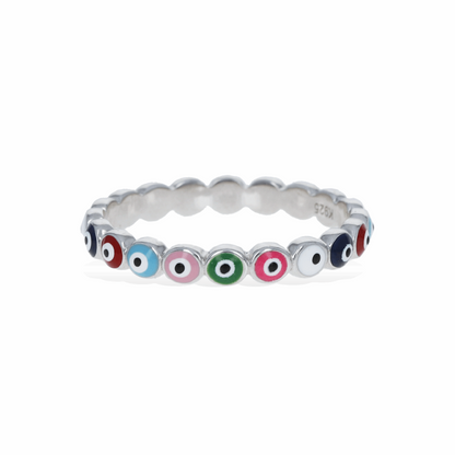 All Bright Evil Eye Eternity Ring