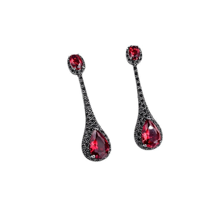 Encircled Teardrop Earrings