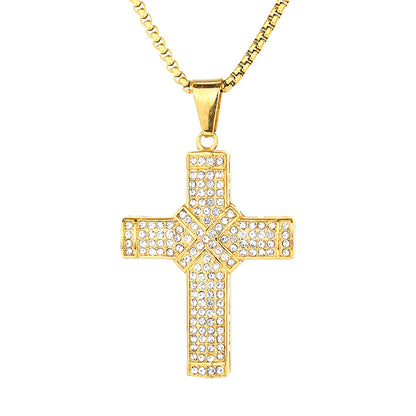 Wrapped Cross Necklace