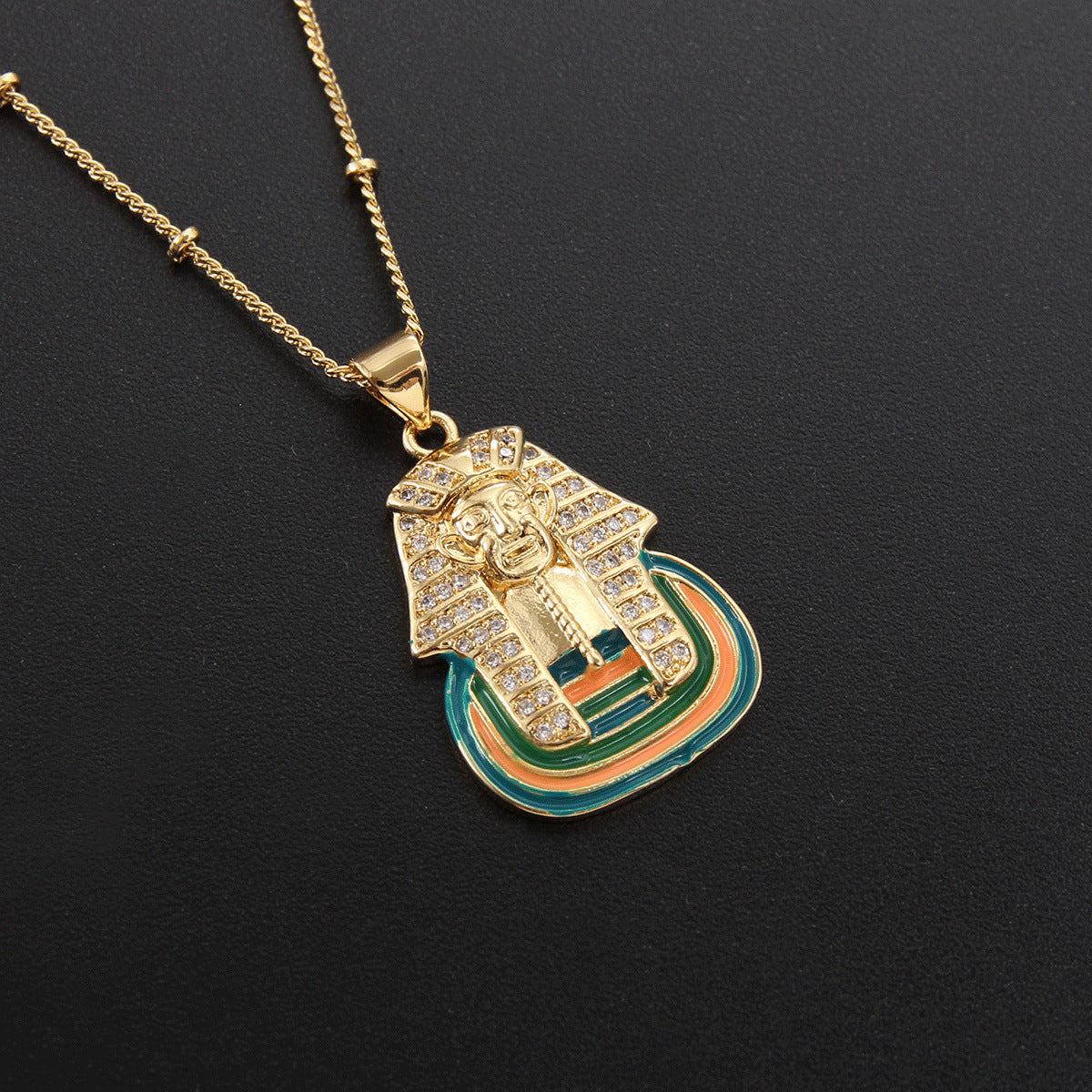 Iced King Tut Stash Necklace