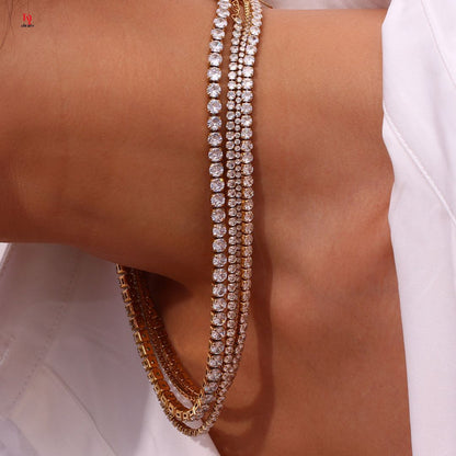 Tennis Chain /  Stainless steel zircon