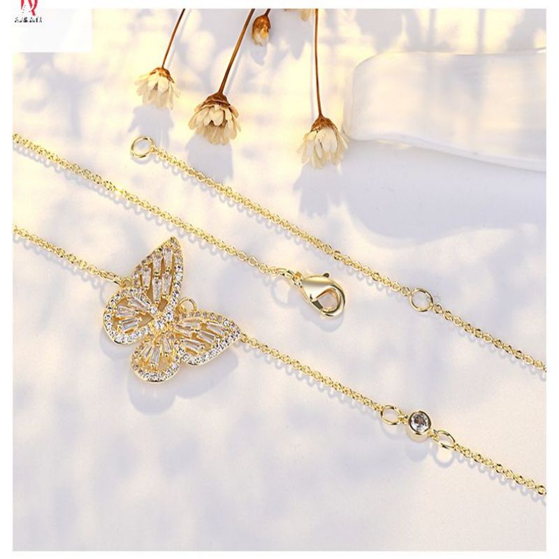 Dazzling Baguette Butterfly Necklace: Exquisite Sparkle And Grace In Fine Jewelry