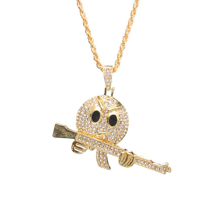 M16 Jolly Roger Necklace