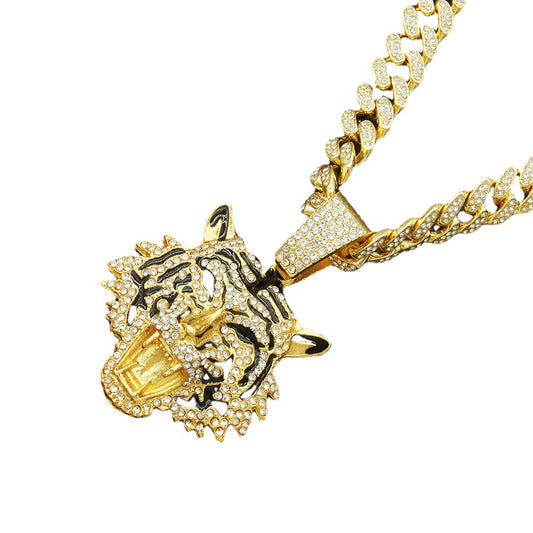 Royal Lion and King Snake Necklace