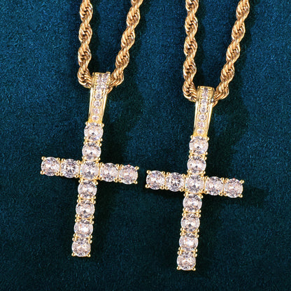Sterling Silver Kingsman Cross Necklace