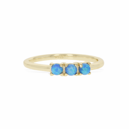 Blue Opal Ring