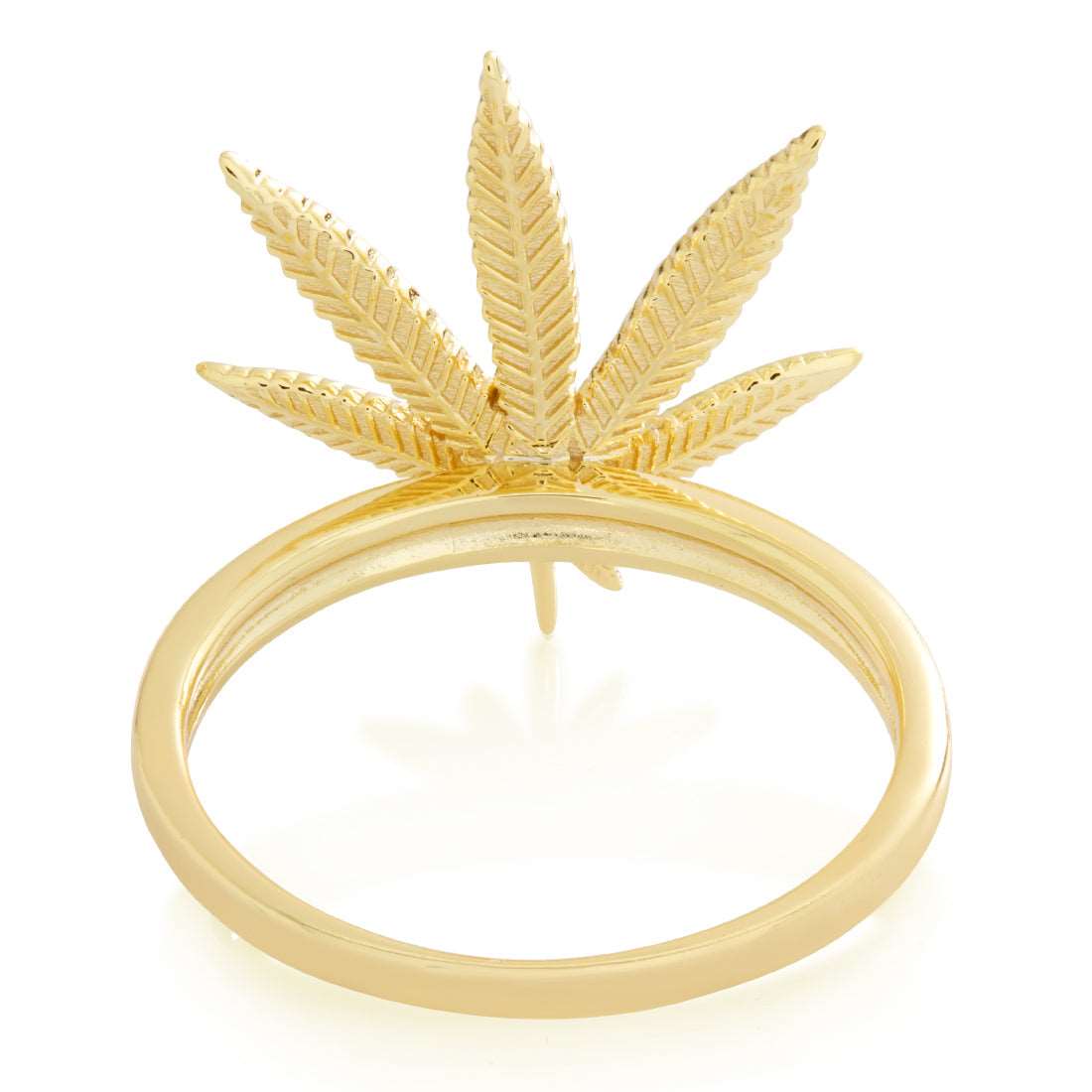 Cannabis Leaf Ring