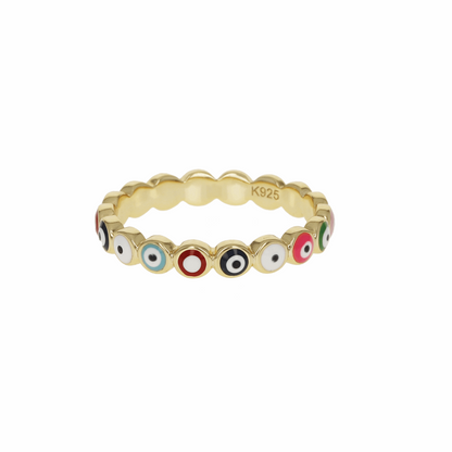 All Bright Evil Eye Eternity Ring