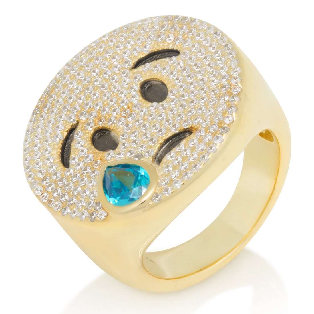 Cry Later Emoji Ring