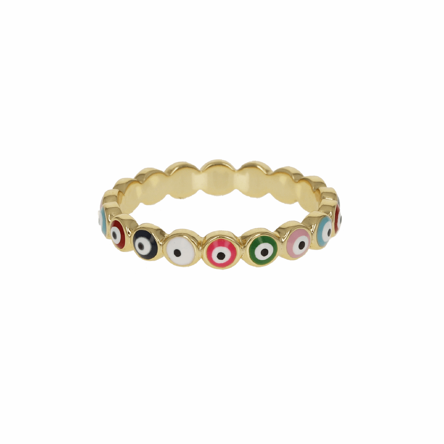 All Bright Evil Eye Eternity Ring