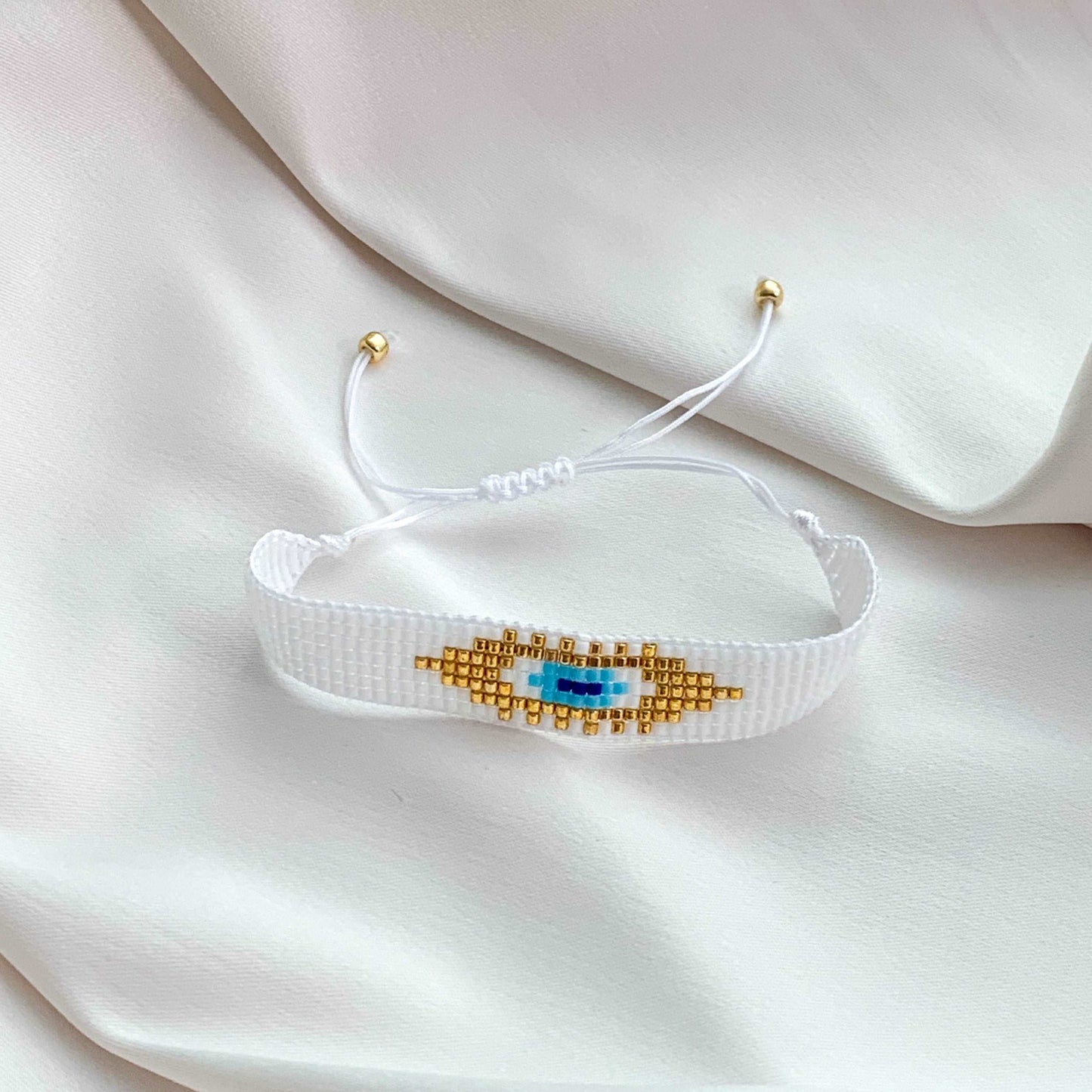 Beaded Evil Eye Bracelet