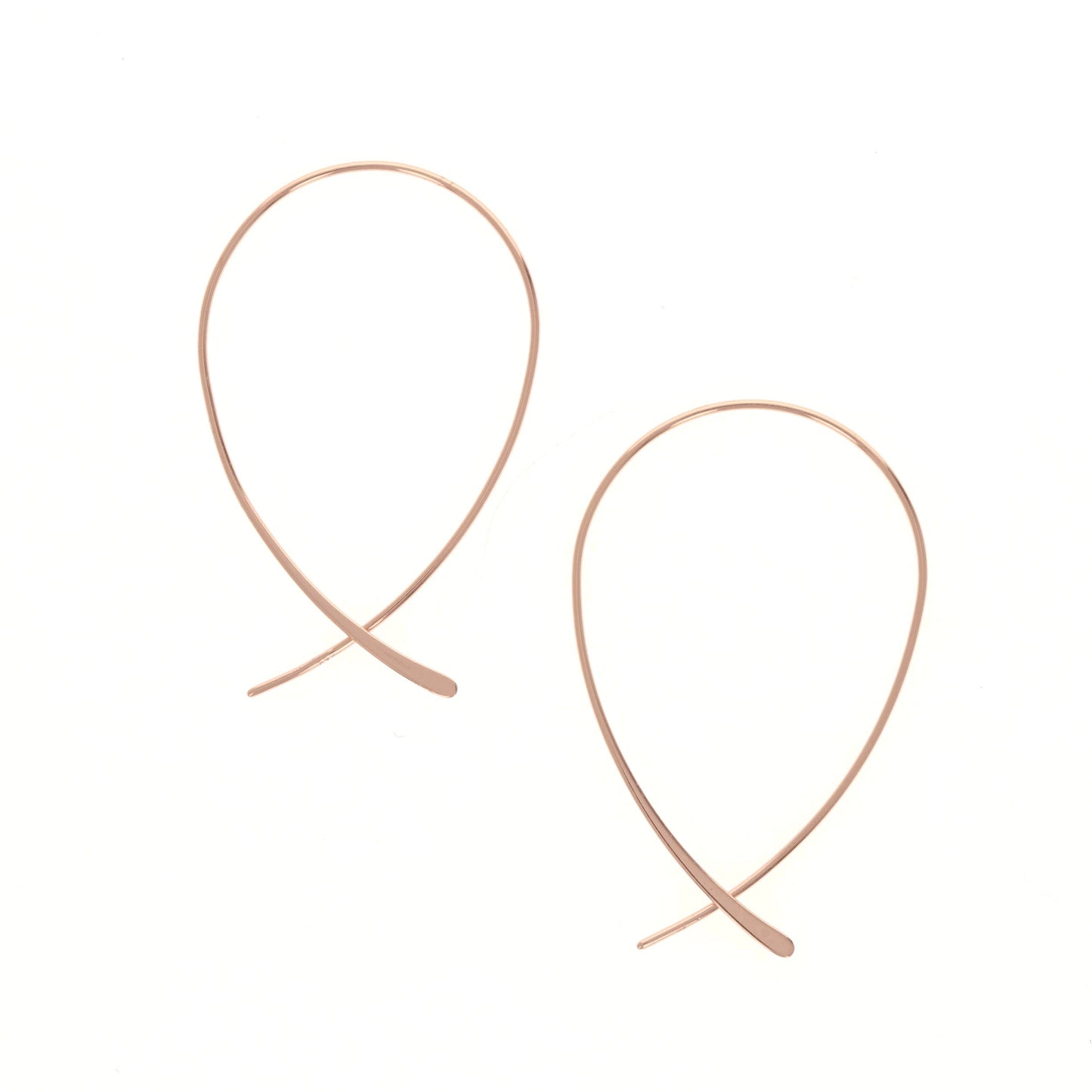 Threader Hoop Earrings