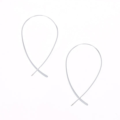 Threader Hoop Earrings