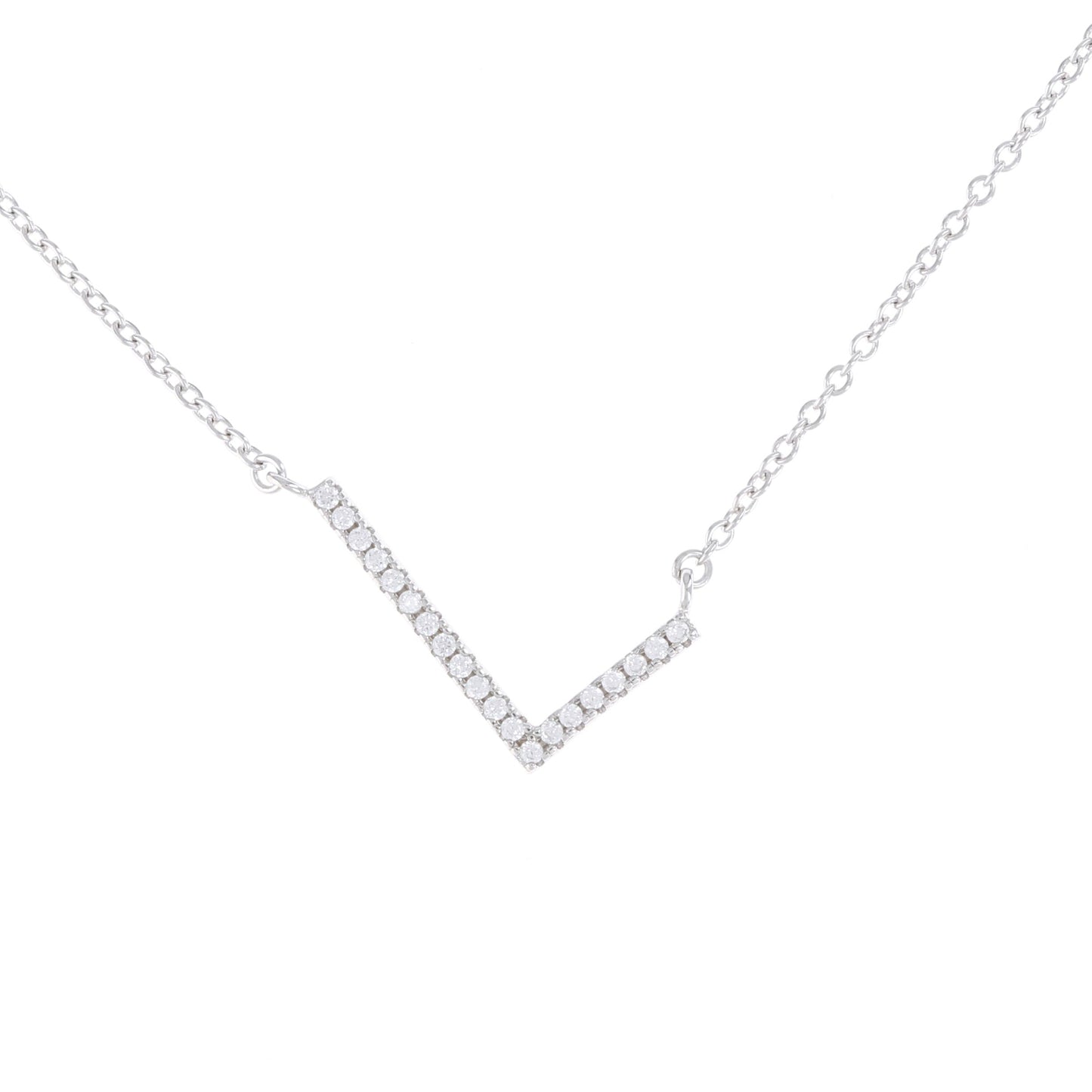 Cz Letter L Necklace