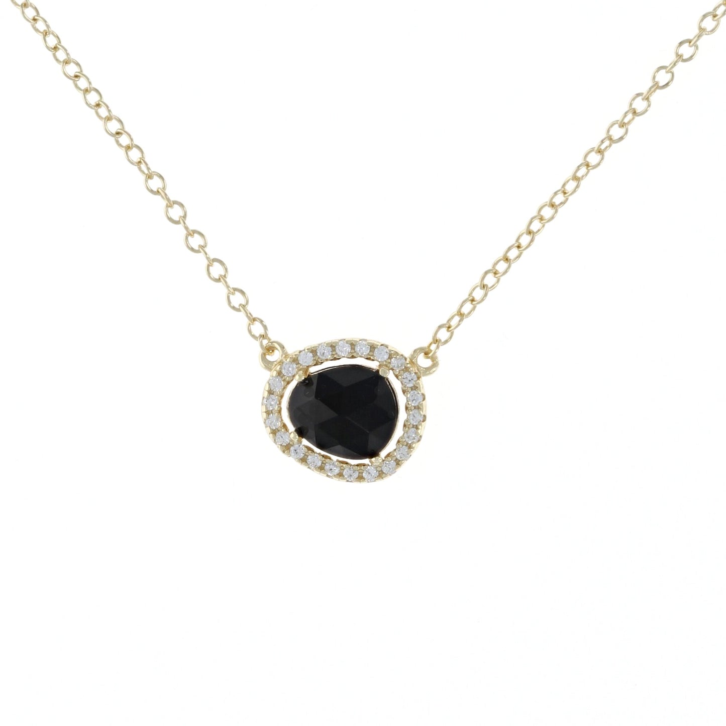 Free Form Onyx Necklace