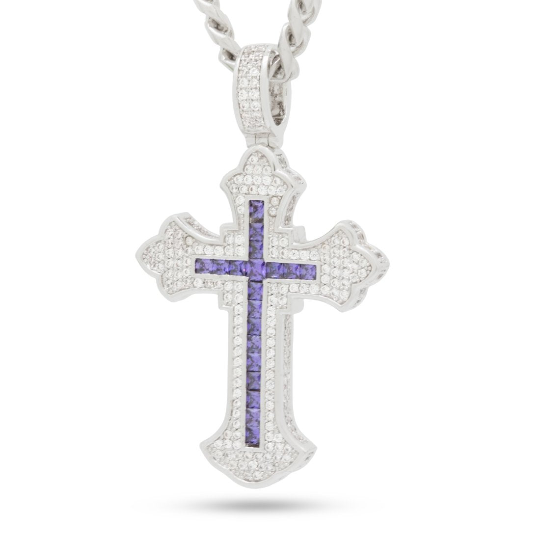 Fleur de Lis Cross Necklace