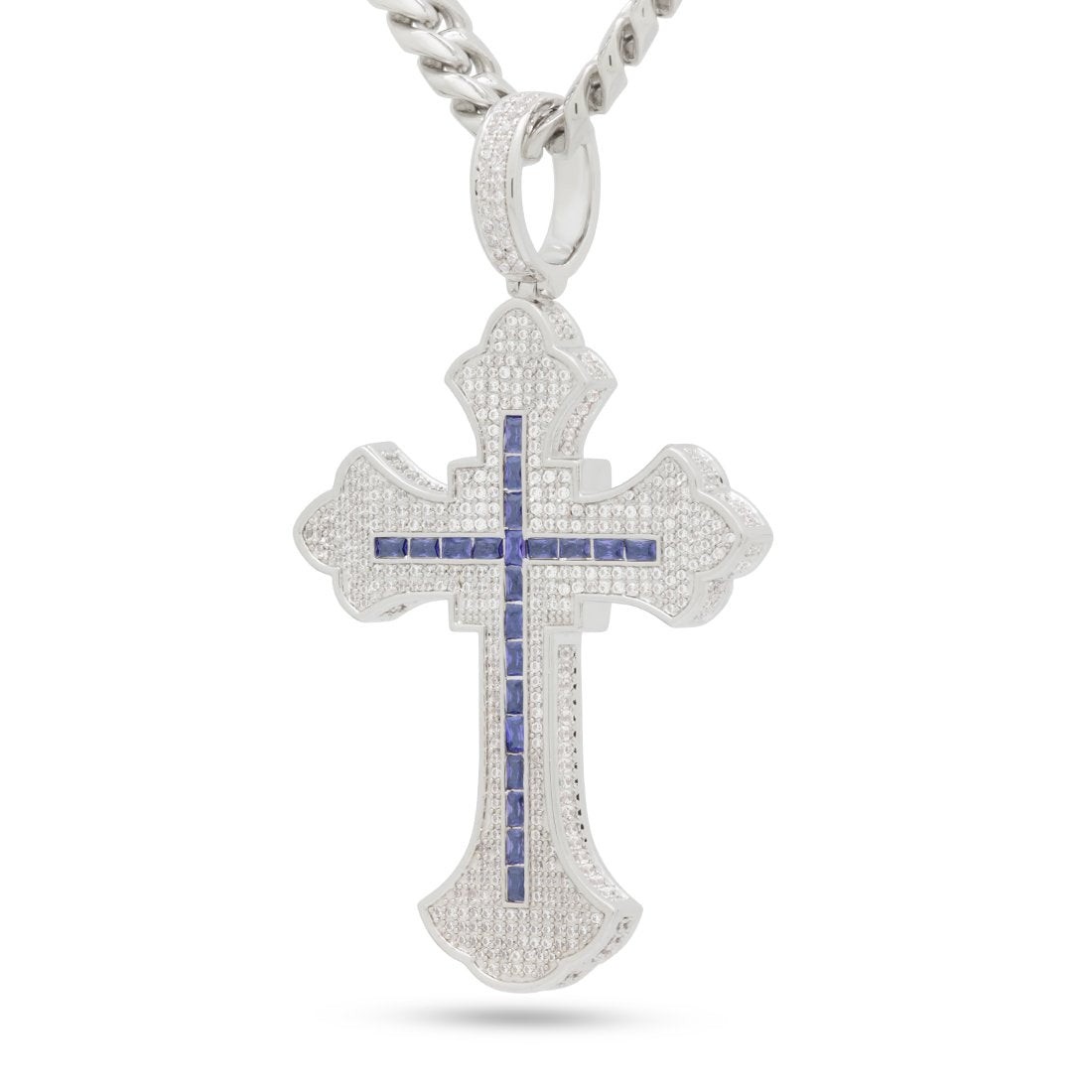 Fleur de Lis Cross Necklace