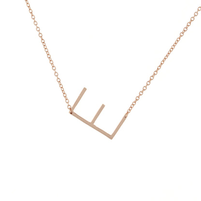 Letter E Necklace