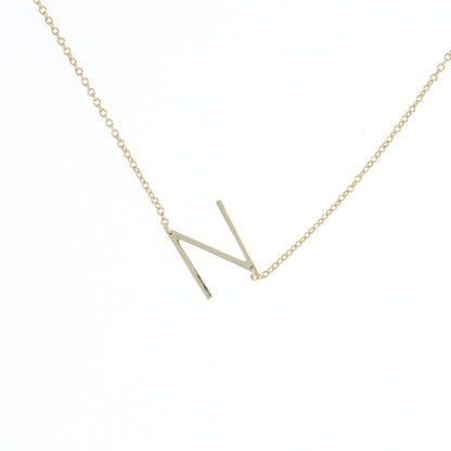 Letter N Necklace