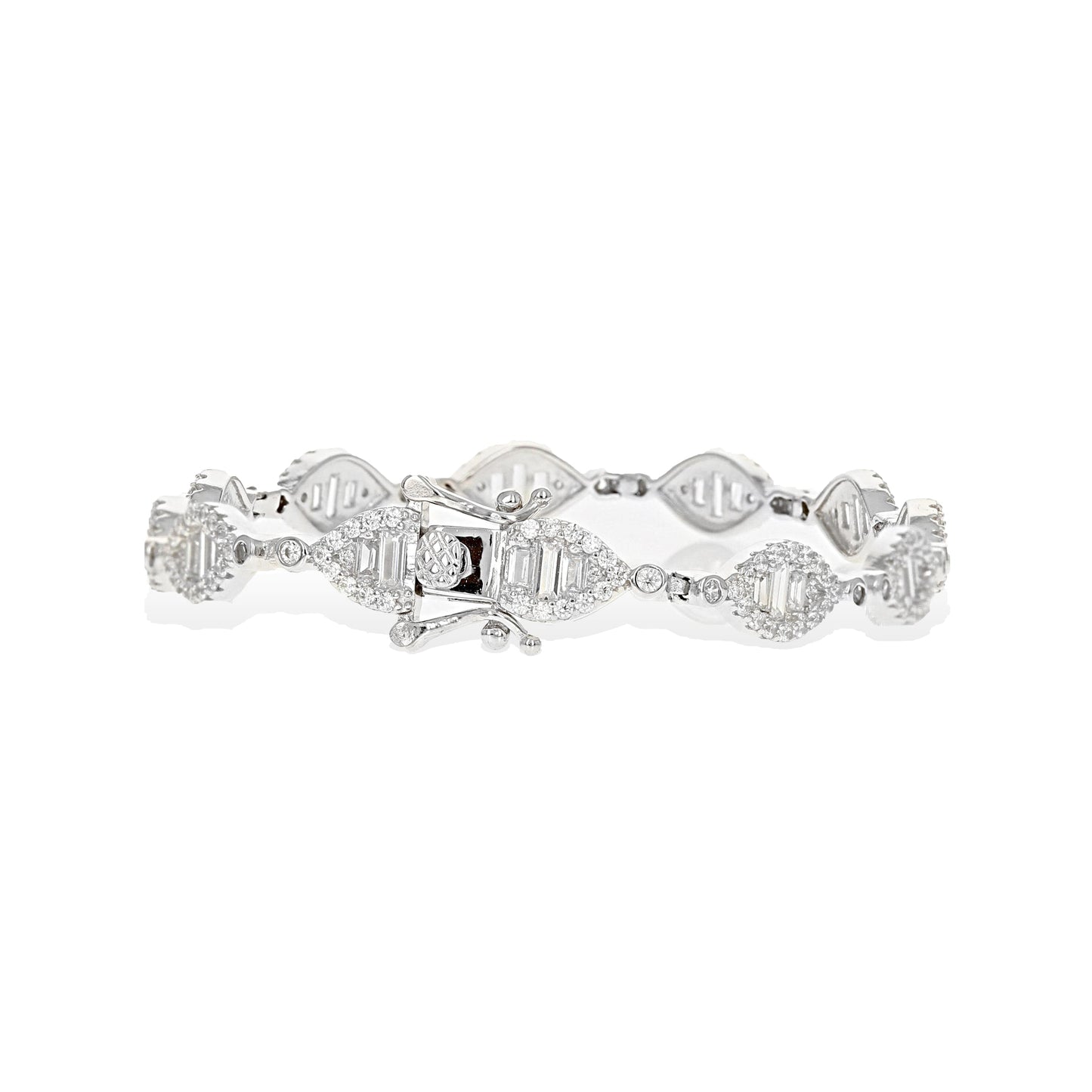 Marquise Halo Bracelet