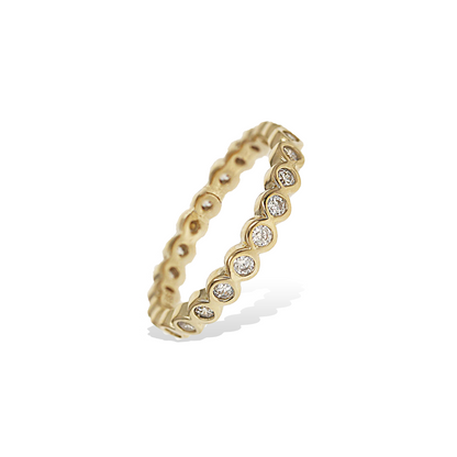 Gold Bezel Ring