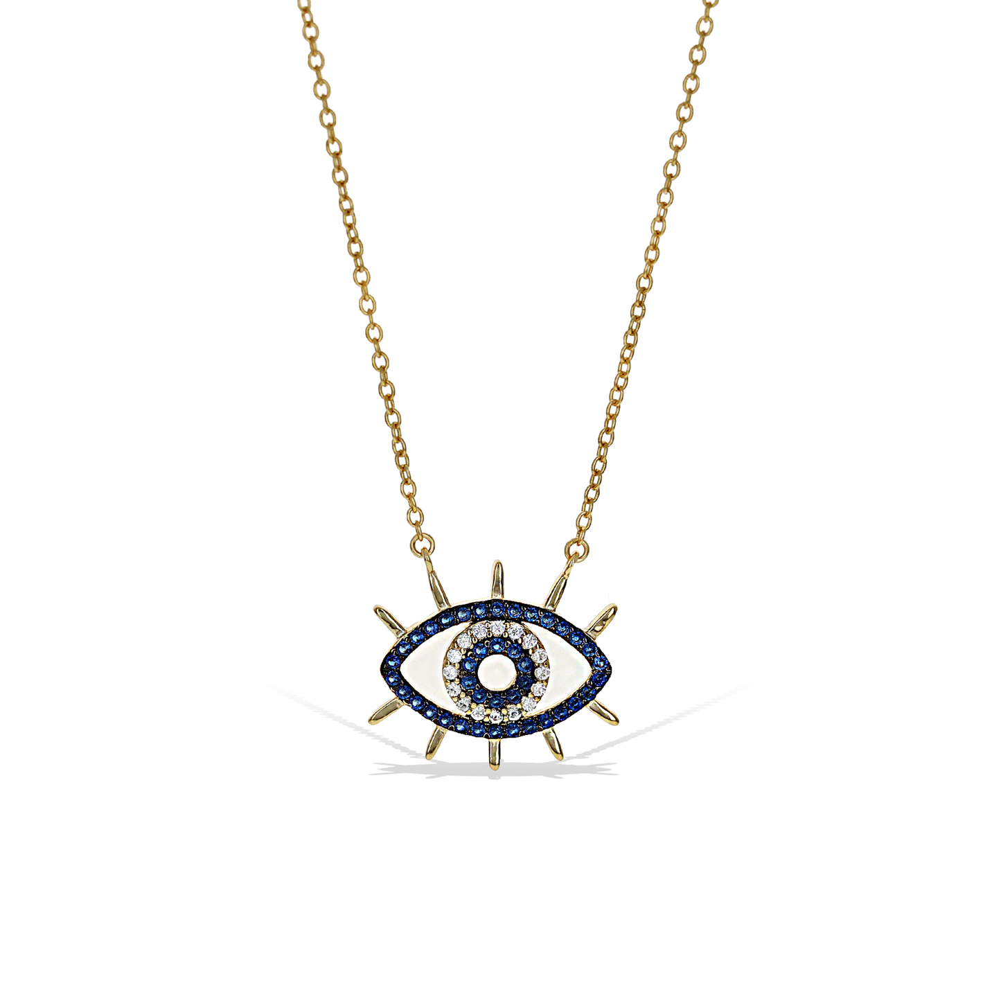 Wide Eyed Evil Eye Necklace