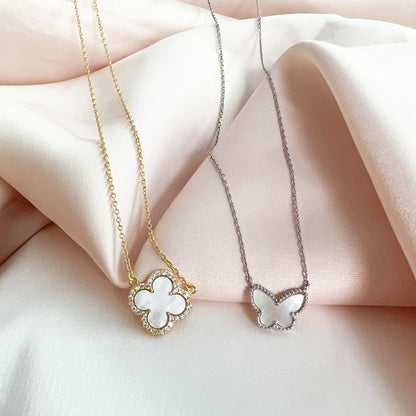 Pearl Butterfly Necklace