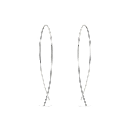 Threader Hoop Earrings