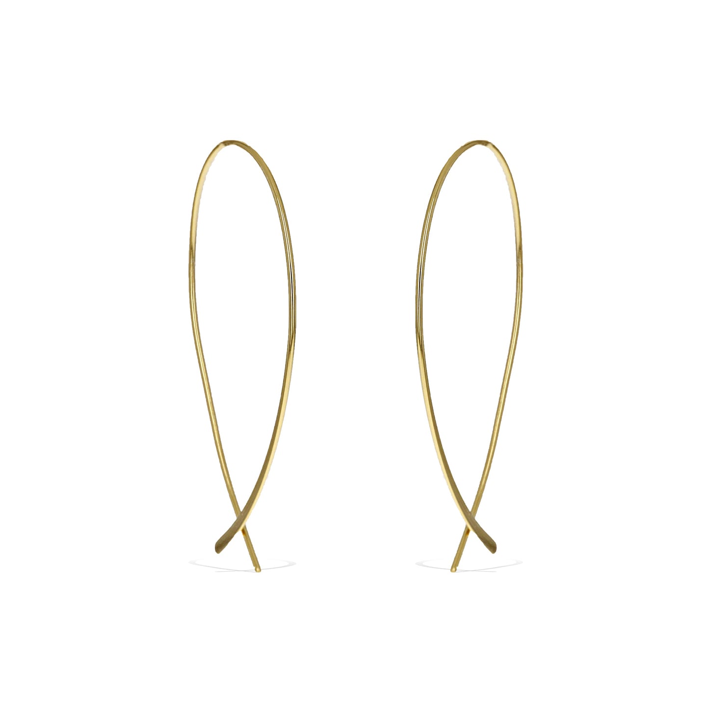 Threader Hoop Earrings