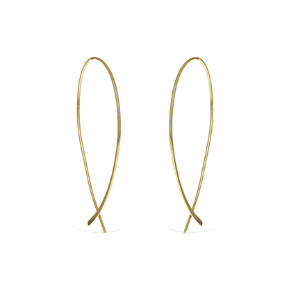 Threader Hoop Earrings