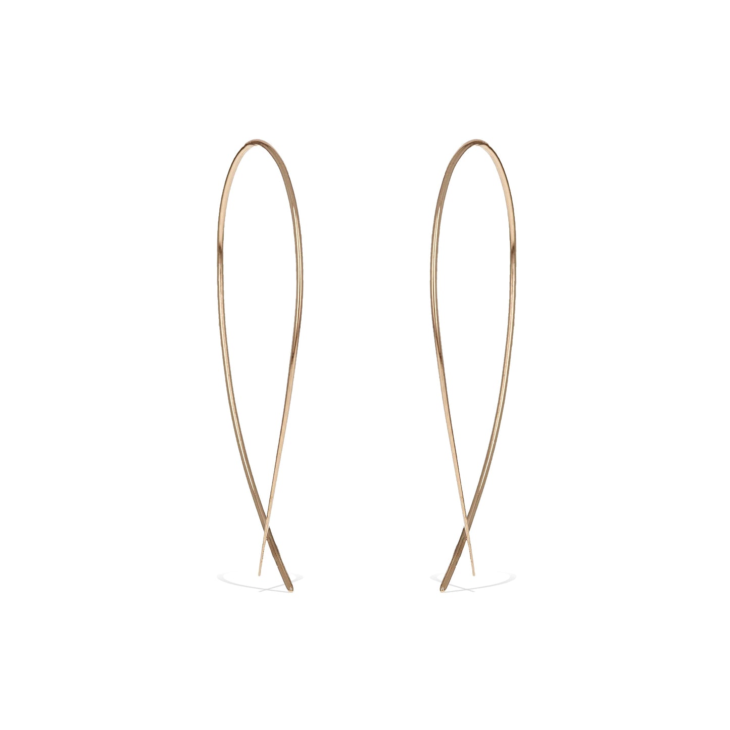 Threader Hoop Earrings