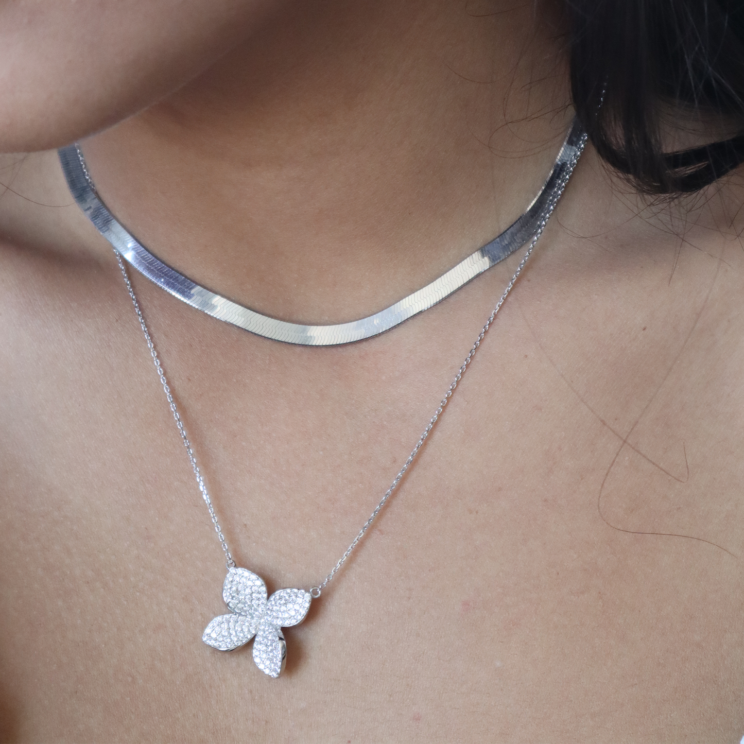 Gardenia Flower Necklace