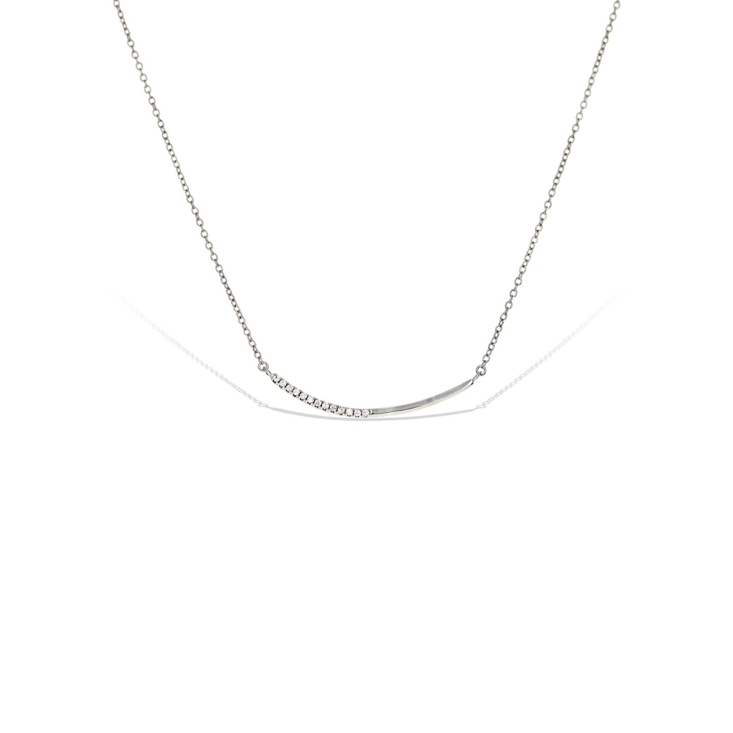 Half & Half Bar Necklace