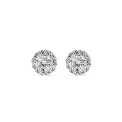 Petite Halo Stud Earrings