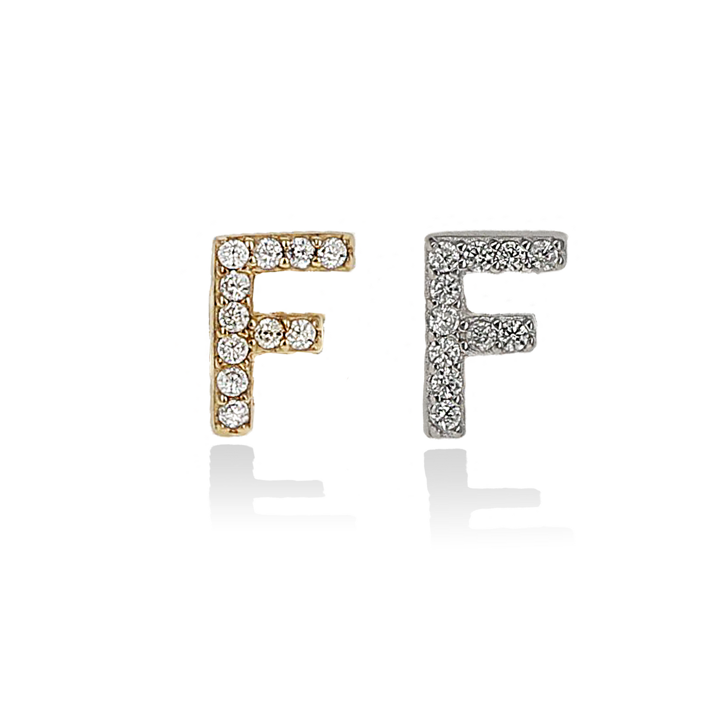 Individual Initial Stud Earrings