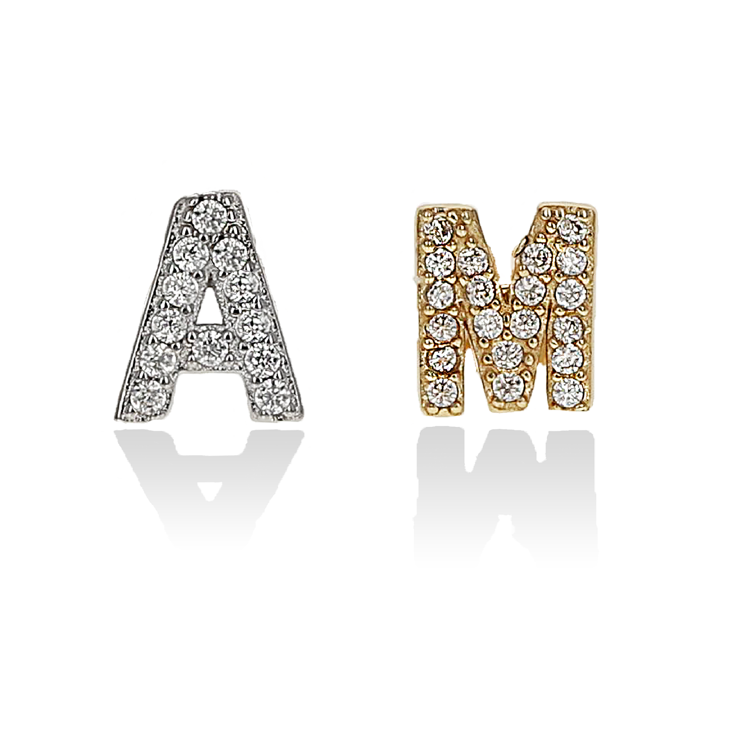 Individual Initial Stud Earrings