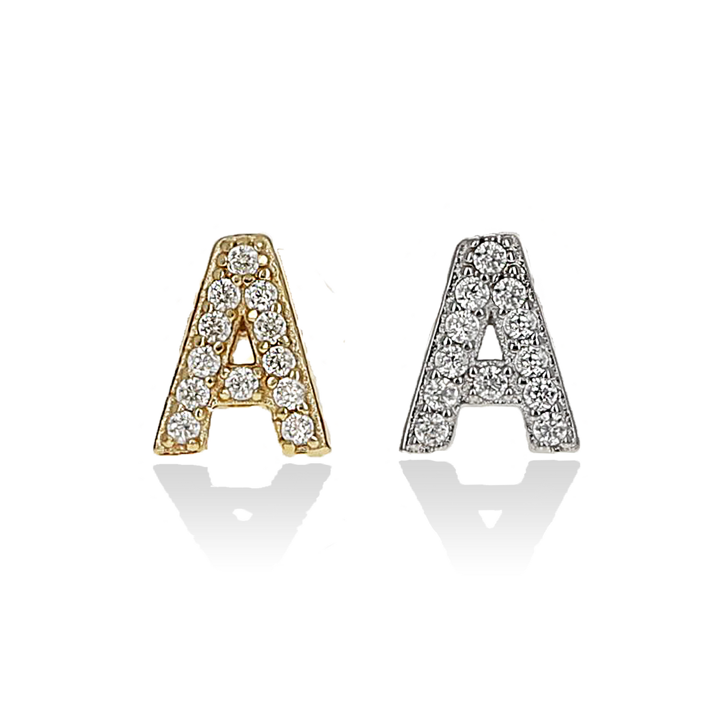 Individual Initial Stud Earrings