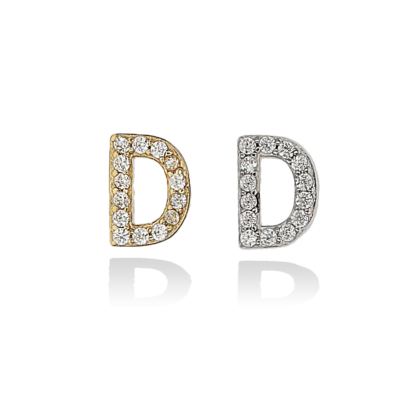 Individual Initial Stud Earrings