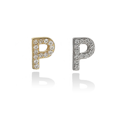 Individual Initial Stud Earrings