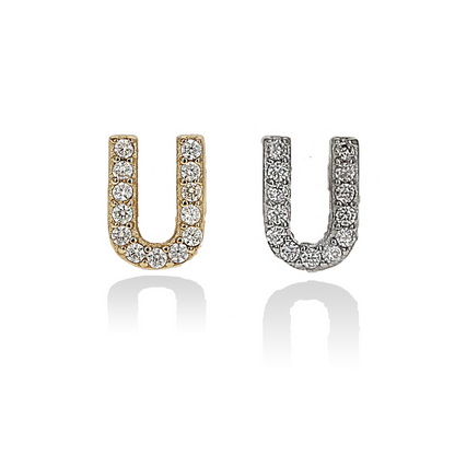 Individual Initial Stud Earrings